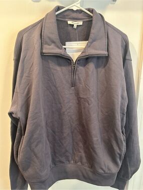 Madewell Men’s Half-Zip Pullover Sweater - Slate